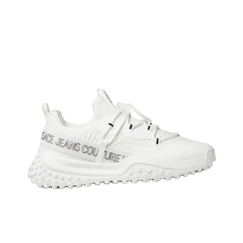 VERSACE JEANS COUTURE Hyber Low Top Casual Shoes Men's White-1