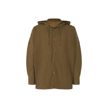 Homme Plissé Issey Miyake Jackets & Coats Men's Brown
