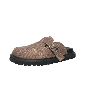 HD Closed Toe Slippers Men's Brown