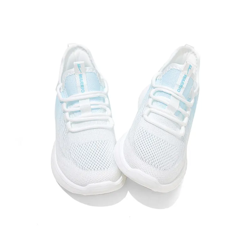 Warrior Wear resistant, Lightweight, Breathable, And Non slip. Casual Shoes Women's White Blue-2