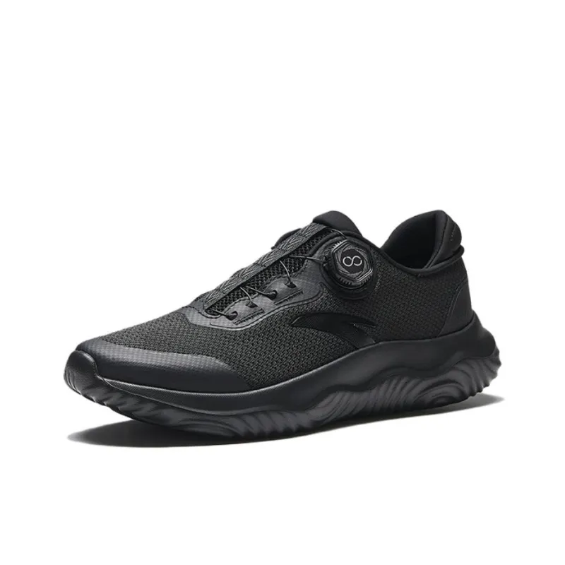 CHAOJIANTA Breathable And Lightweight Low Top Casual Running Shoes Men's Black-1