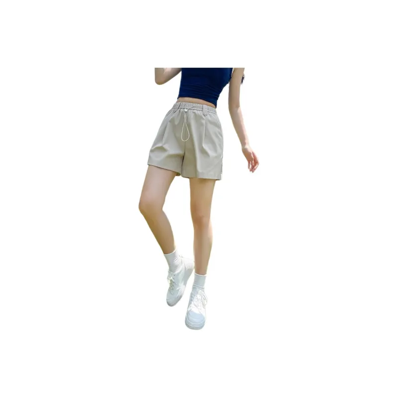TERRE BLEUE Summer Casual Shorts Loose Fit Women's-11