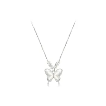 LuluCanaan Glass Cat Eye Necklaces Women's