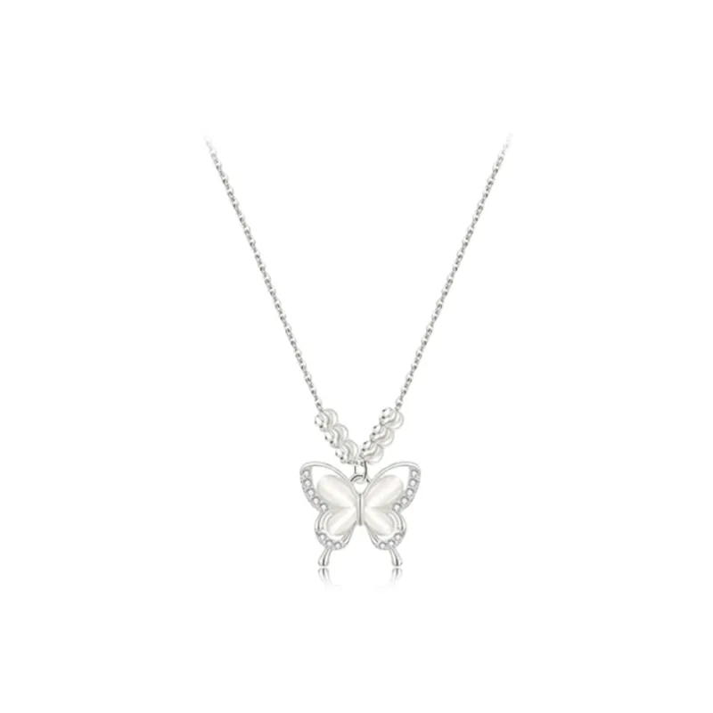 LuluCanaan Glass Cat Eye Necklaces Women's-0
