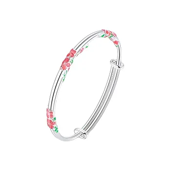 Bear Silversmith 999 Fine Silver Sterling Silver Bangle Women's