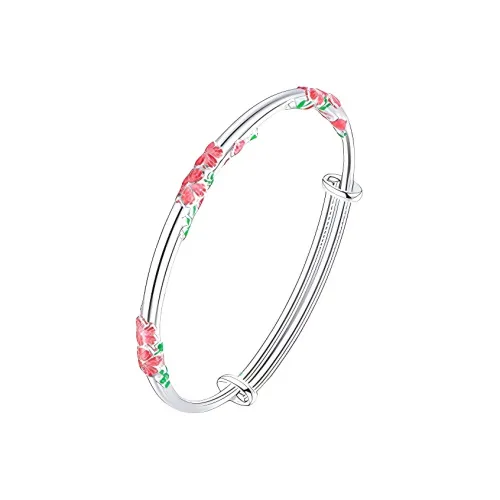 Bear Silversmith 999 Fine Silver Sterling Silver Bangle Women's