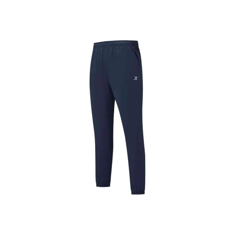 XTEP Knitted Sweatpants Men's Cold Dignified Blue-0