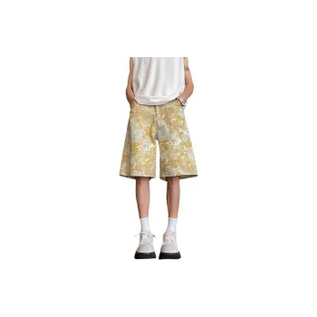PVPVPV Denim Shorts Unisex Multicolor