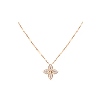 LOUIS VUITTON Idylle Blossom Pendant Pink Gold And Diamonds