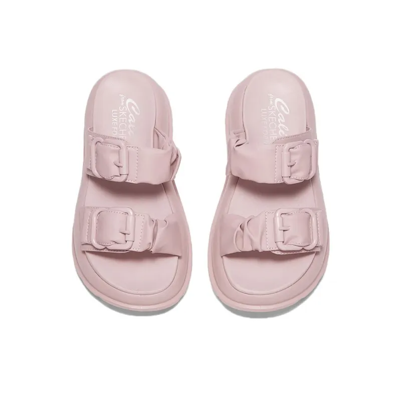 Skechers Slip Resistant Slide Slippers Women's Nude Pink-2