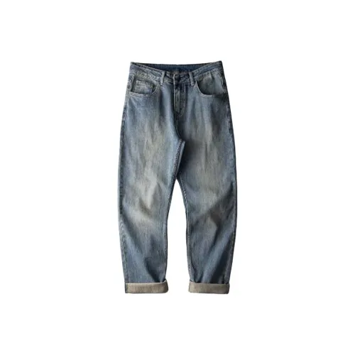 SNOW FLYING Jeans Unisex Blue