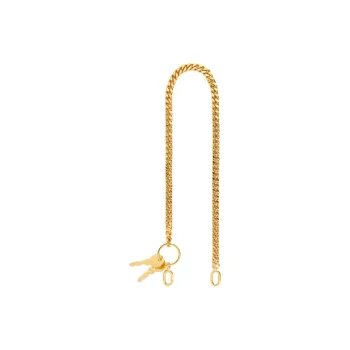 Balenciaga Hourglass Brass Bag Strap Women's Gold