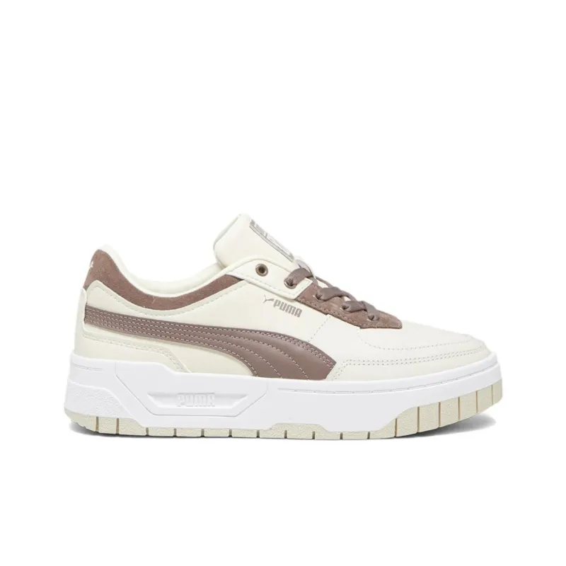 PUMA Cali Dream Anti Slip Wear Resistant Low Top Skateboard Shoes Women's Gray White-1
