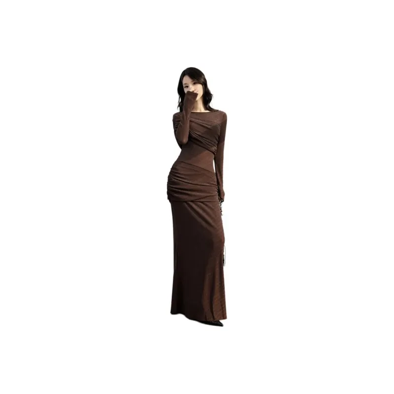 ONE SHALLOW Long Sleeved Dress Women's-0