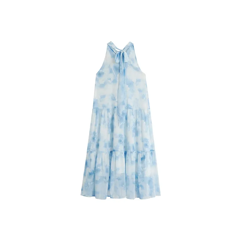 Inman Sleeveless Dresses Women's Mist Blue-1