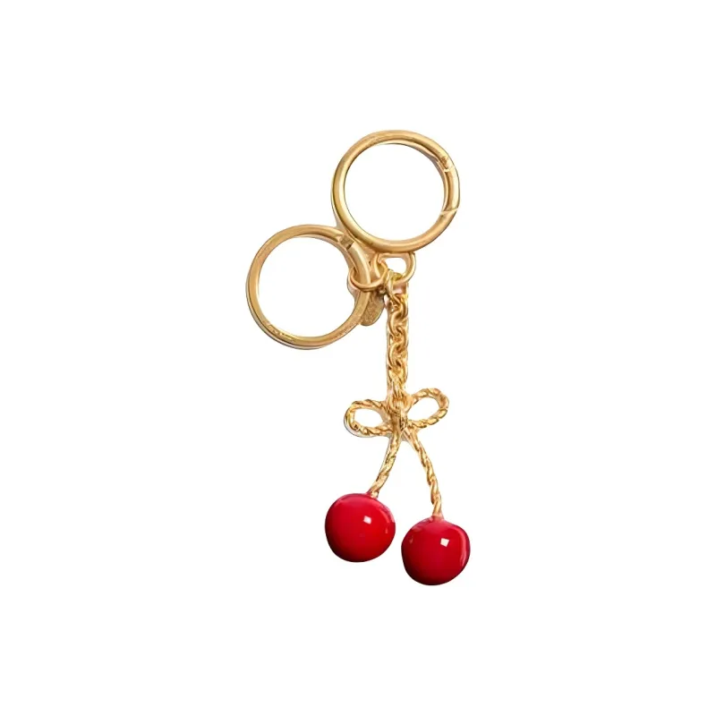 Valentino Metal Bag Accessory Women's Red & Gold-1