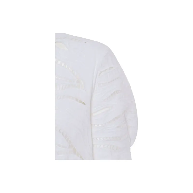 MaxMara Studio Short Sleeved Dress Women's White-2