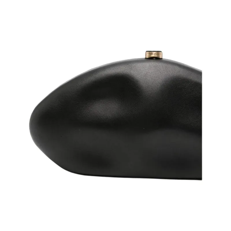 CULT GAIA Sheepskin Clutch Women's Black-3