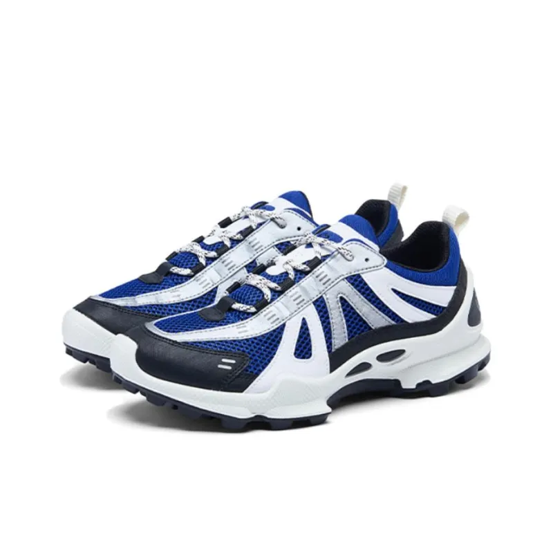 Ecco Biom C Trail Abrasion Resistant Low Top Hiking Shoes Men's Blue Black-2