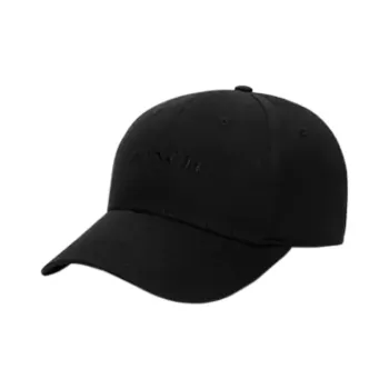 COACH Polyester, 100% Cotton, Cow Leather Baseball Caps Unisex Black