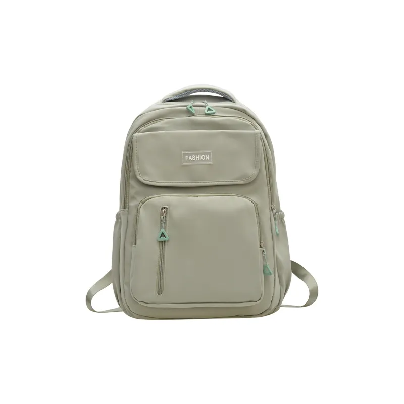 GEERDUN Nylon Fabric Backpack Unisex Multicolor-9