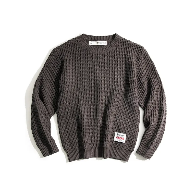 MADEN Sweaters Men Coffee-0