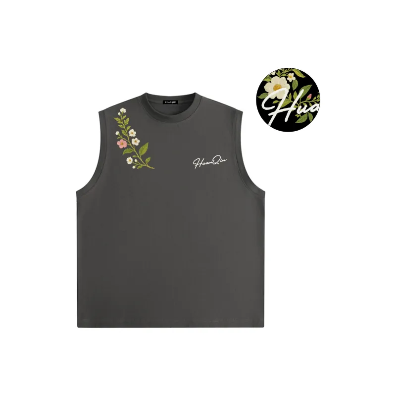 HUANQIU Tank Tops Unisex-18