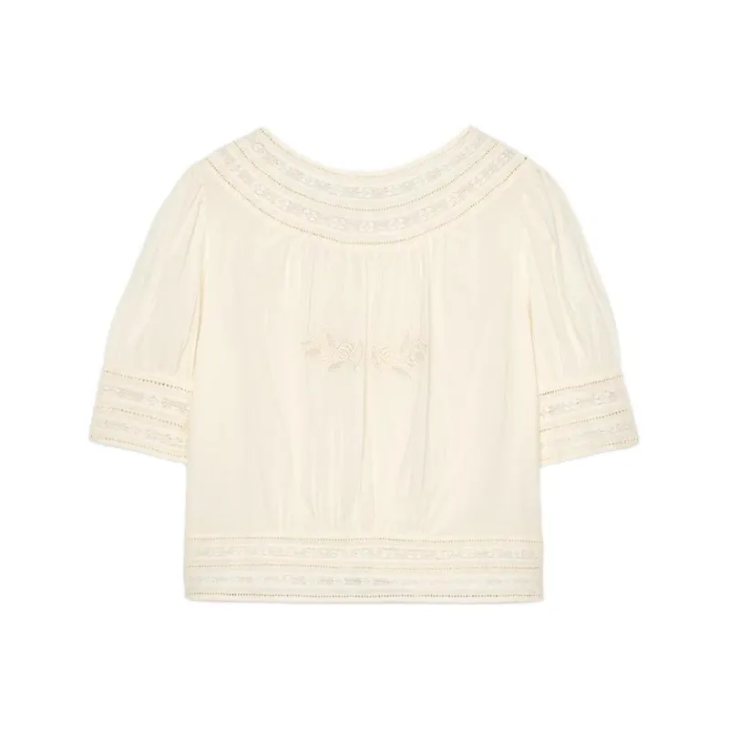 ZARA ZW Series Shirts Women's White-0