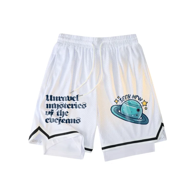 Yiwen Basketball Shorts Unisex-5