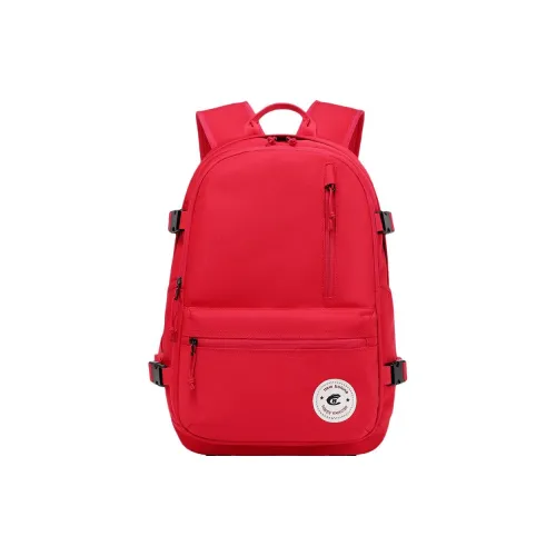 New Balance Nylon Backpack Large Size Unisex Red/Black
