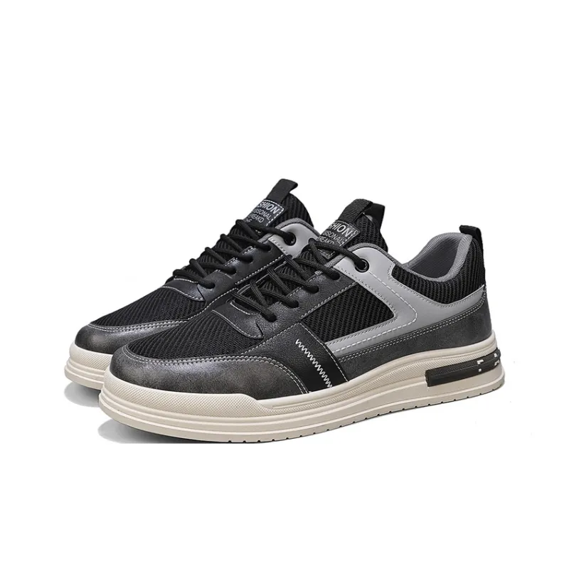 Ncmt Slip Resistant, Abrasion Resistant, Lightweight, Supportive, Moisture Wicking Low Top Skateboard Shoes Unisex-12