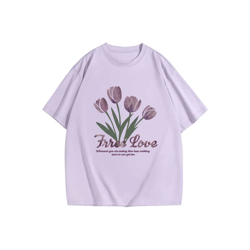 ILYOIL Drop Shoulder Sleeve T Shirt Women's-4