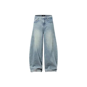 CASAMIA Casual Pants Unisex Vintage Blue