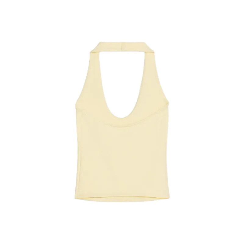 ZARA Tank Tops Women's Yellow-1