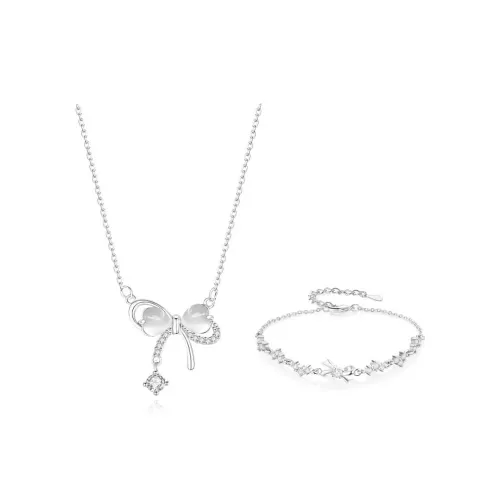 Master Kim Glass Cat Eye Necklaces Women's
