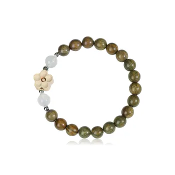 BNNYW Green Sandalwood Bracelets Women's