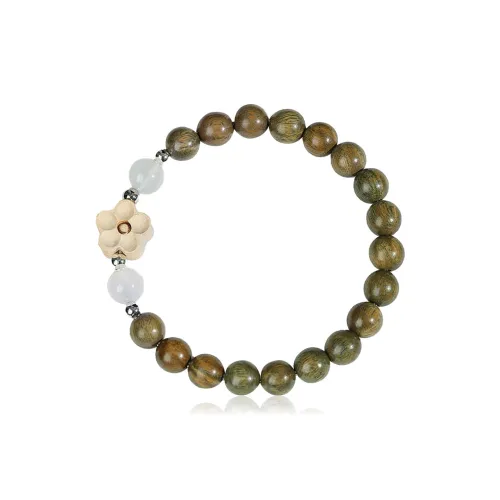 BNNYW Green Sandalwood Bracelets Women's