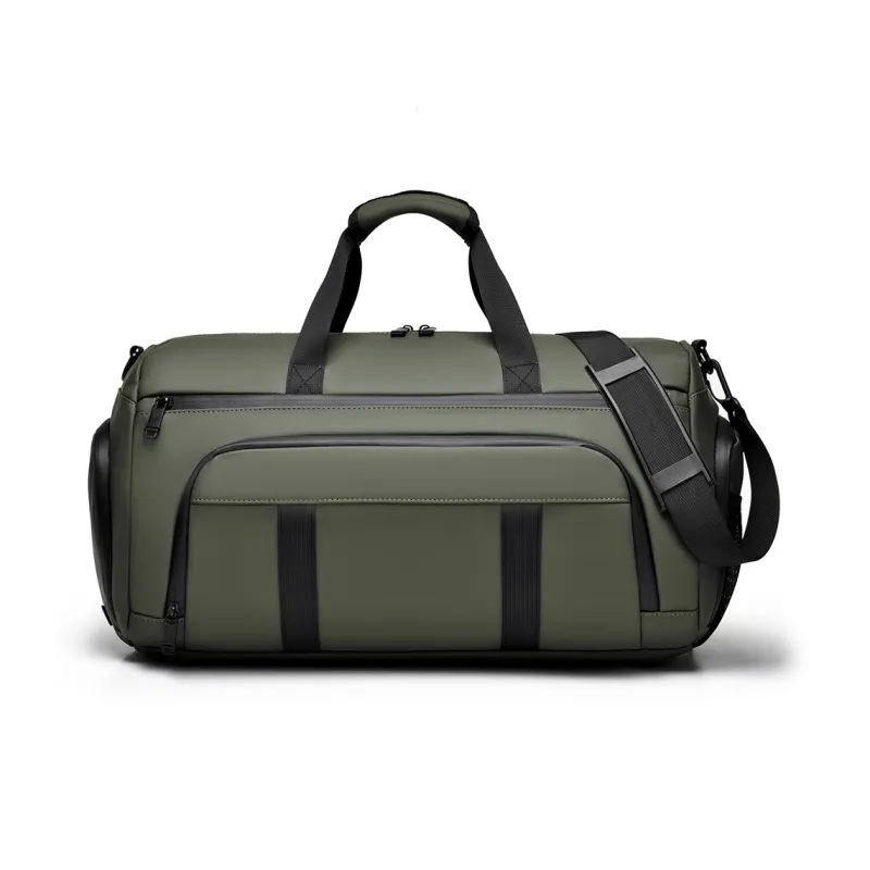 H YXIANG Water Repellent Fabric Travel Bag Unisex Multicolor-4