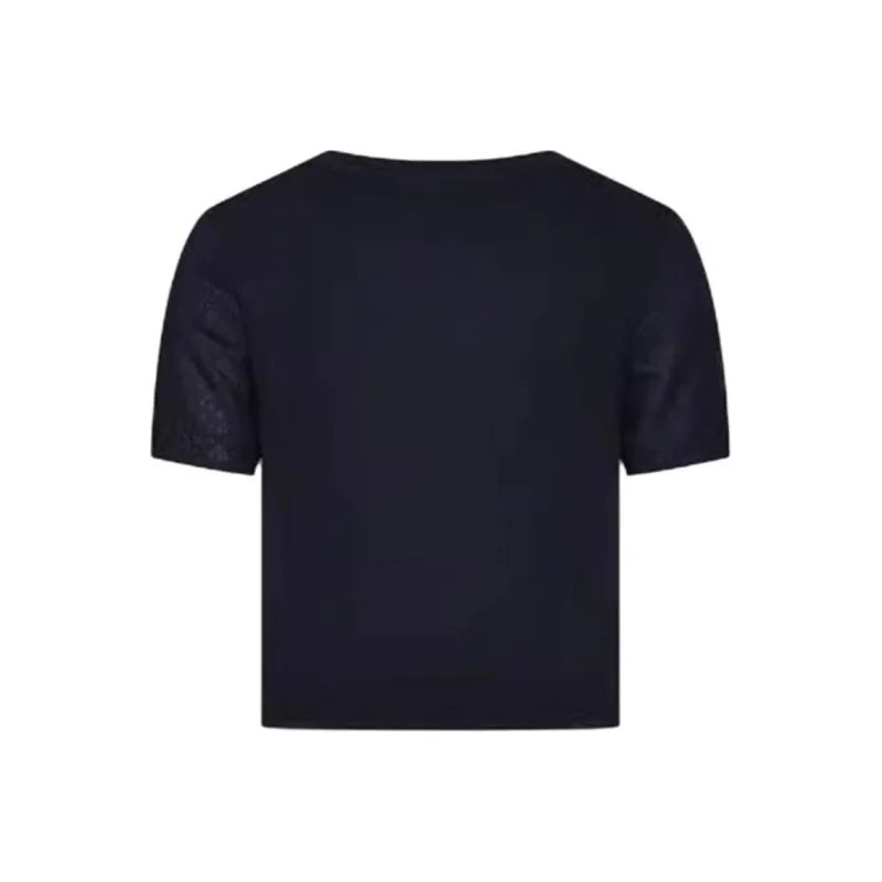 URBAN REVIVO T Shirts Women's Ink Blue-1