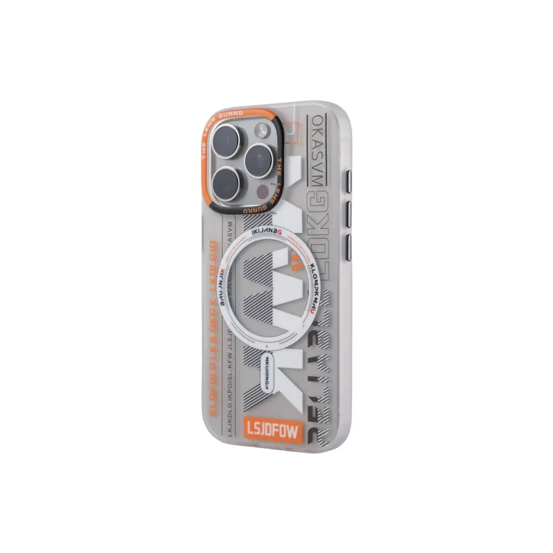 DEPA PC Material Semi Transparent Trendy Magnetic Phone Cases Compatibility With Apple 12/13/14/15/16 Series-0