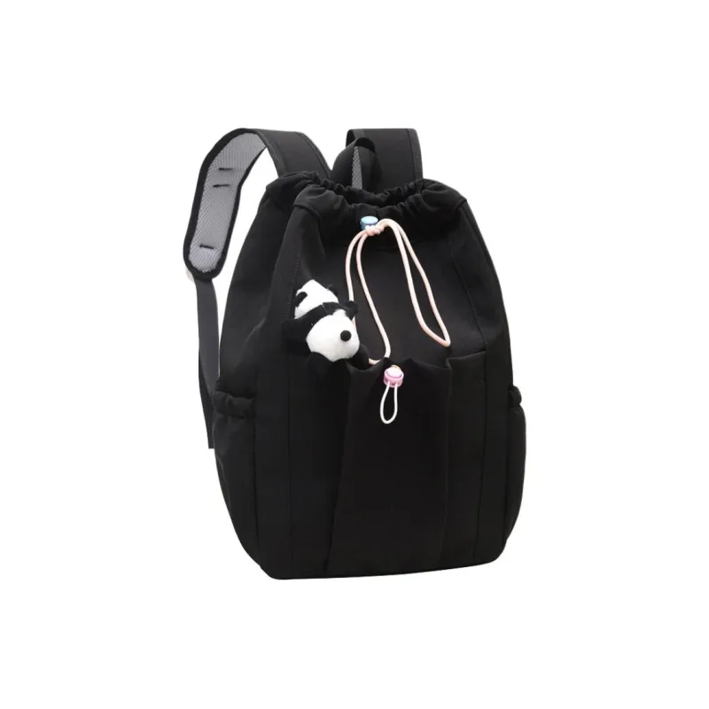 Deli Bear Nylon Backpack Women's Light Pink \ Custard \ Classic Black \ Milk White \ Sky Blue-8