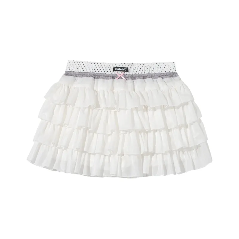 ISaluteU Casual Short Skirts Women's-0