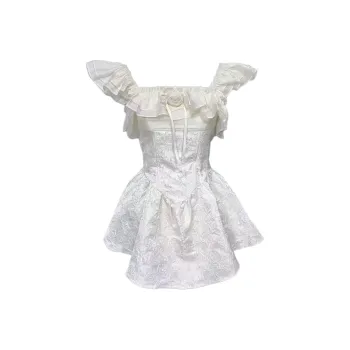 ABCMININ Short Sleeved Dress Women's