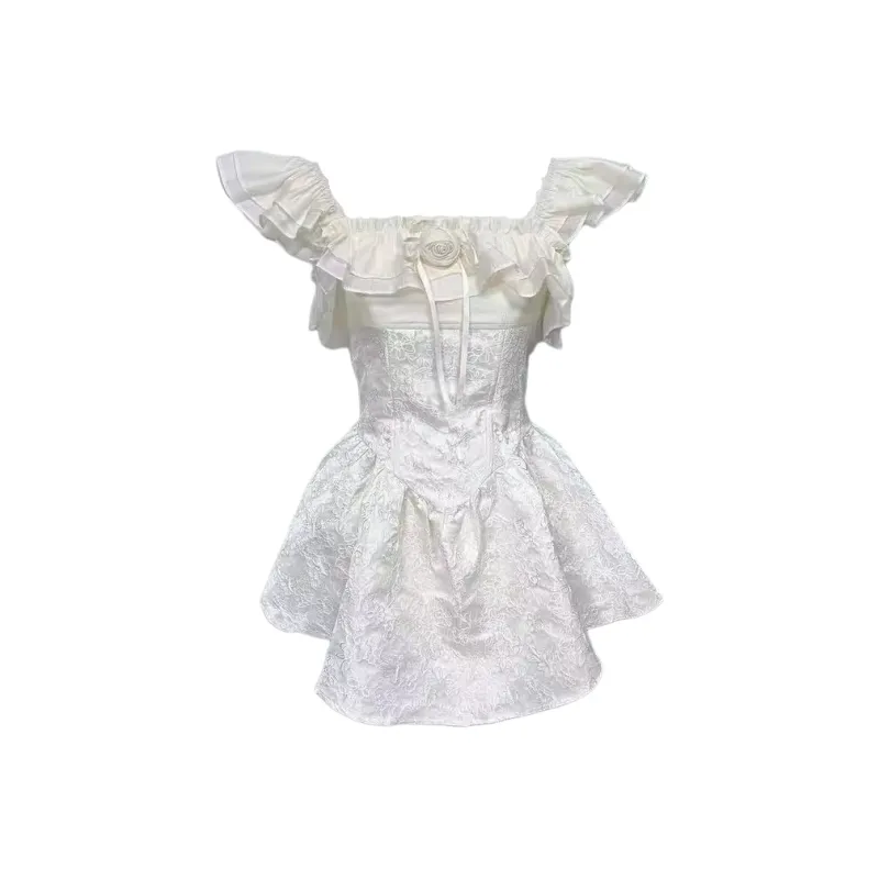 ABCMININ Short Sleeved Dress Women's-0