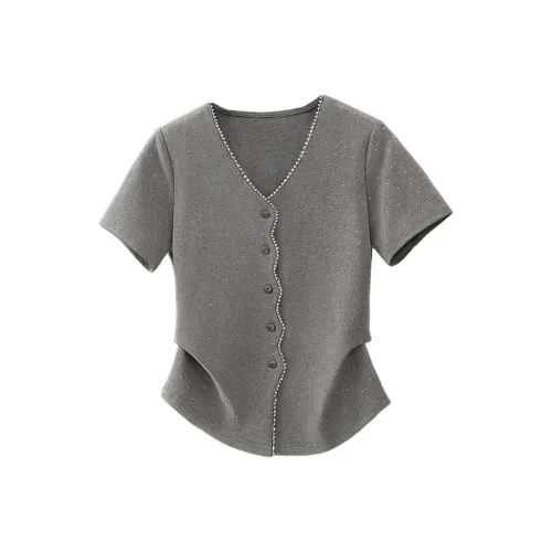 Cypress House T Shirts Women's Dark Gray