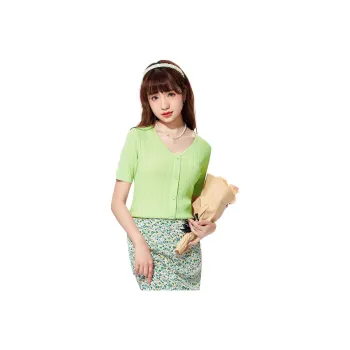 FAWENXIANGZI Knitwear Women's Turquoise
