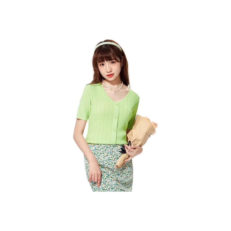 FAWENXIANGZI Knitwear Women's Turquoise-0