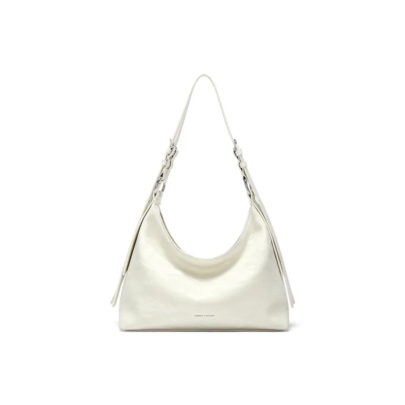 CNOLES Pearlescent Cow Leather Casual Workplace Date Commute Hobo Bag Shoulder Bag Women's Multicolor-0