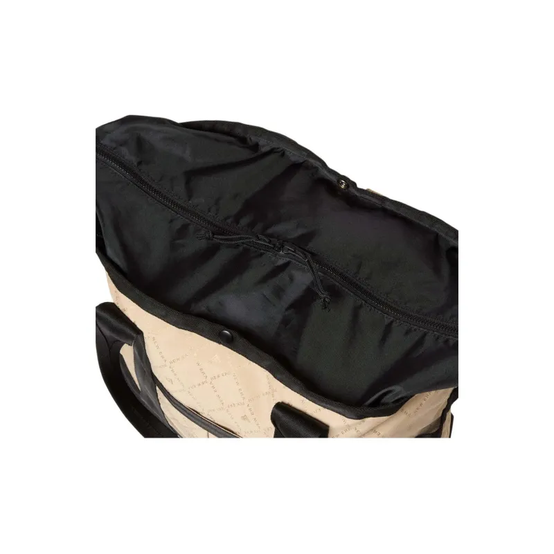 New Era Polyester Tote Bag, Shopping Bag, Shoulder Bag, Handbag Unisex Beige & Black-11