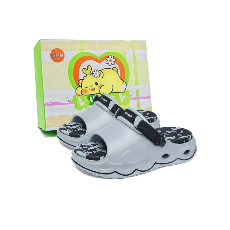 Budding Bear EVA Quiet Slip Resistant Odor Resistant Abrasion Resistant Massage Slide Slippers Unisex Box-5